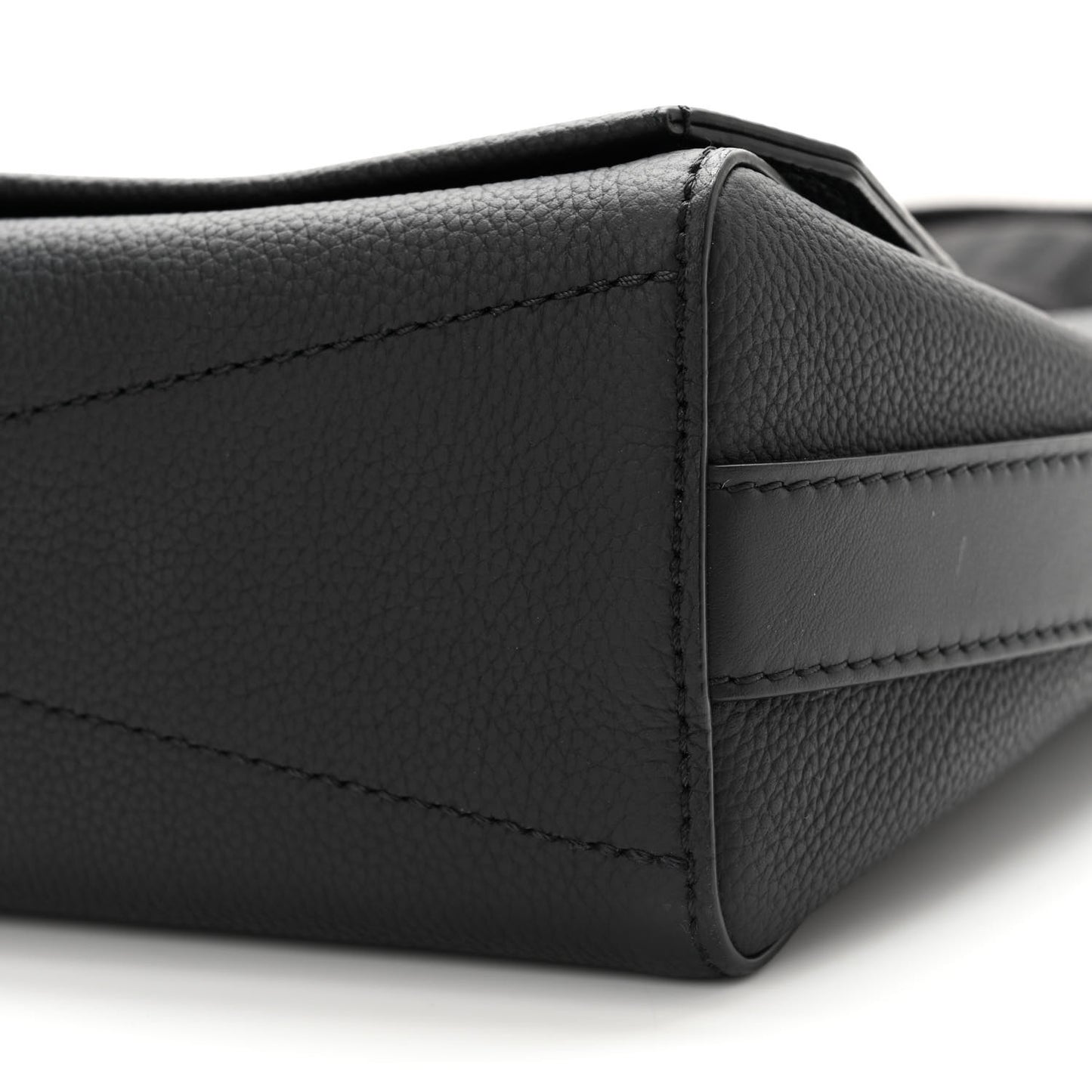 Calfskin Aerogram Takeoff Messenger Black