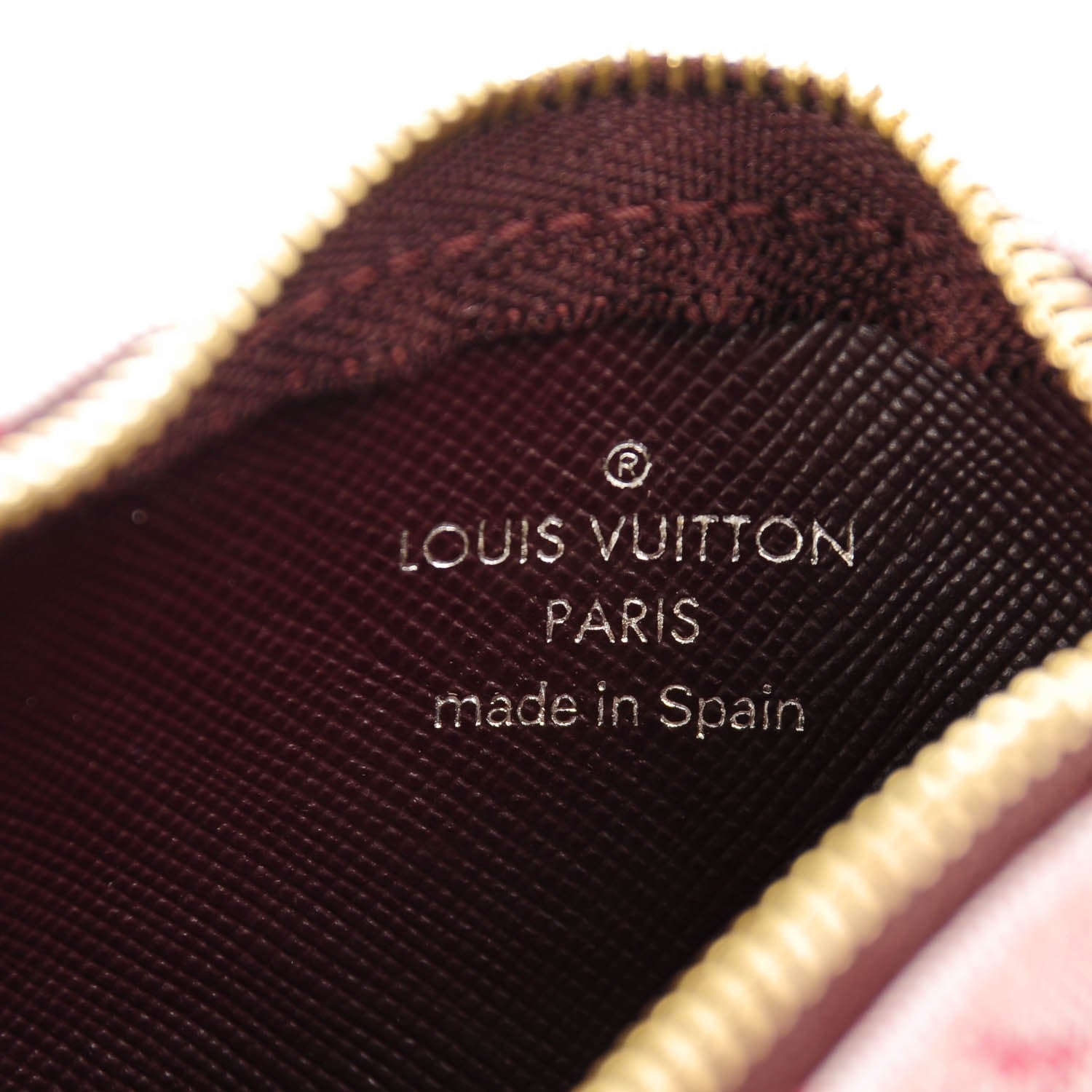 Louis Vuitton Mini Monogram Key Pouch Cherry 6 of 7