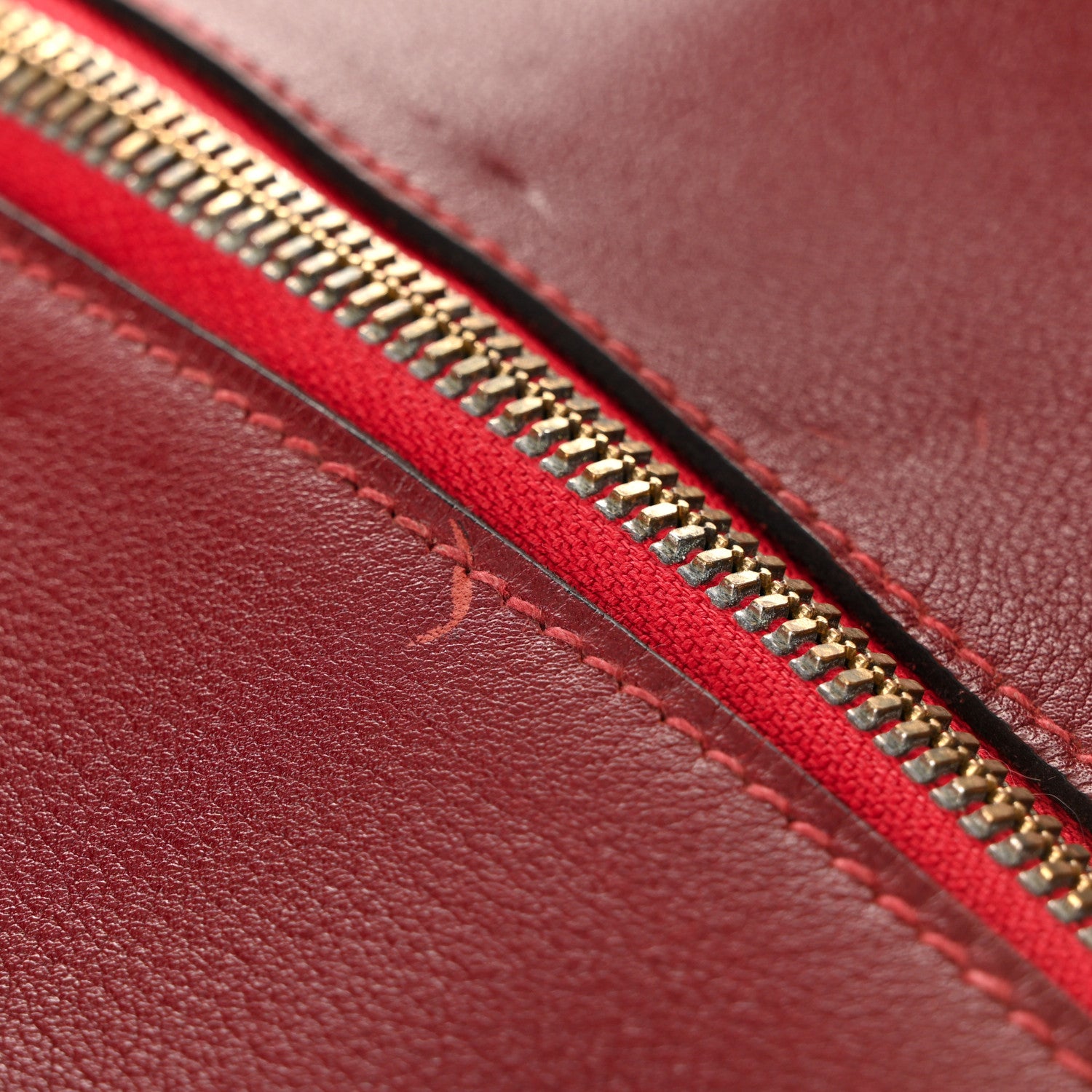 Hermes Felt Barenia Feu2Dou Travel Bag Rouge Vif Rouge H 10 of 10
