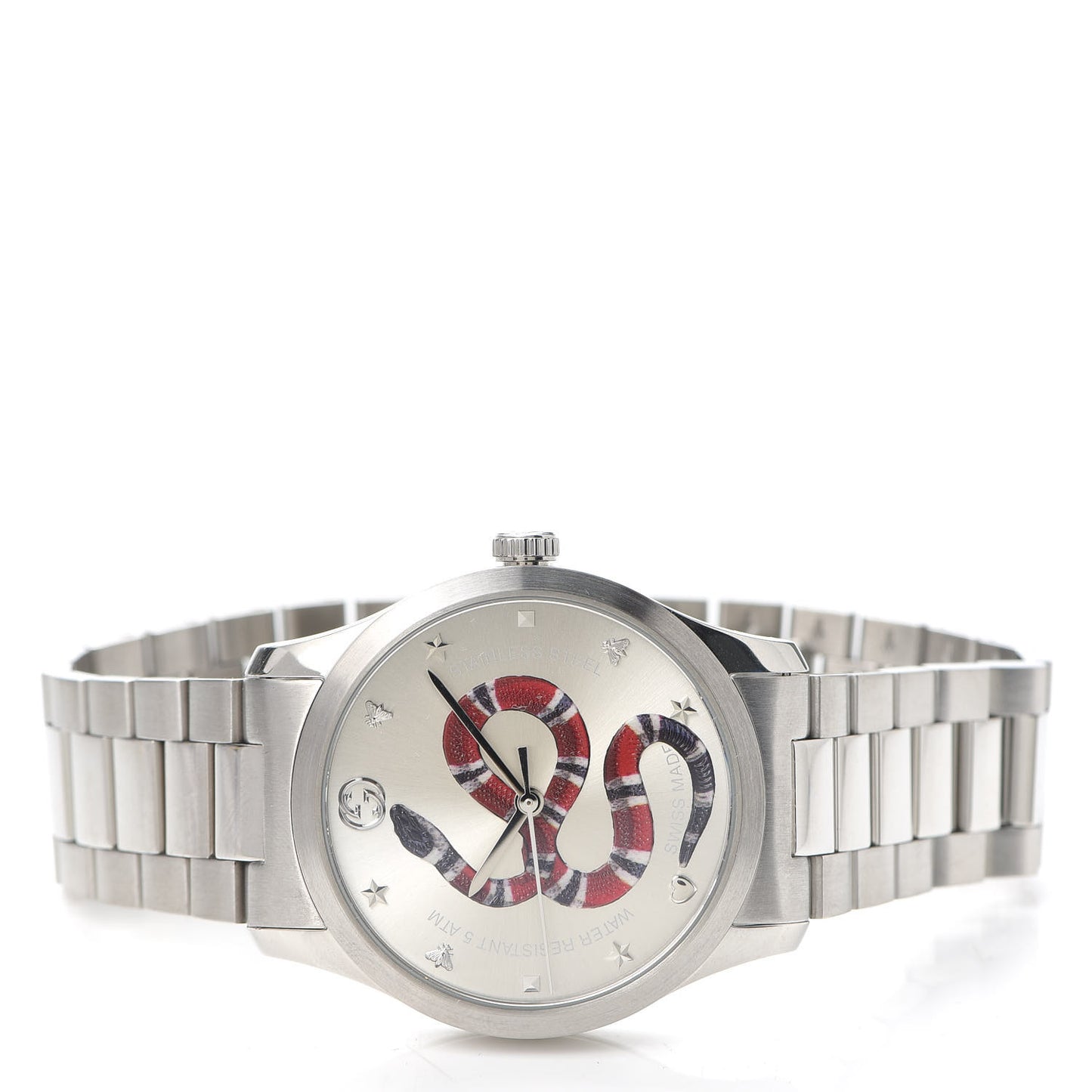 Stainless Steel 38mm G-Timeless Snake Quartz Watch