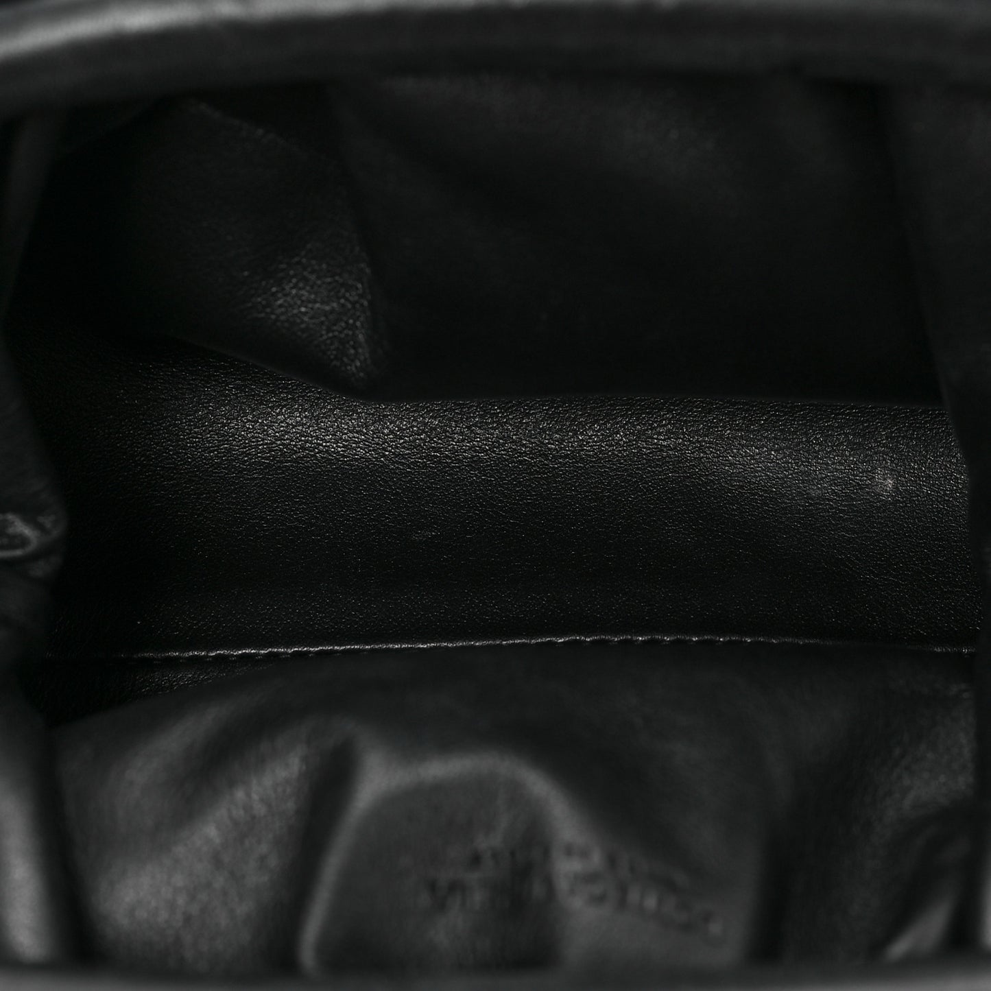 Butter Calfskin The Mini Pouch Black