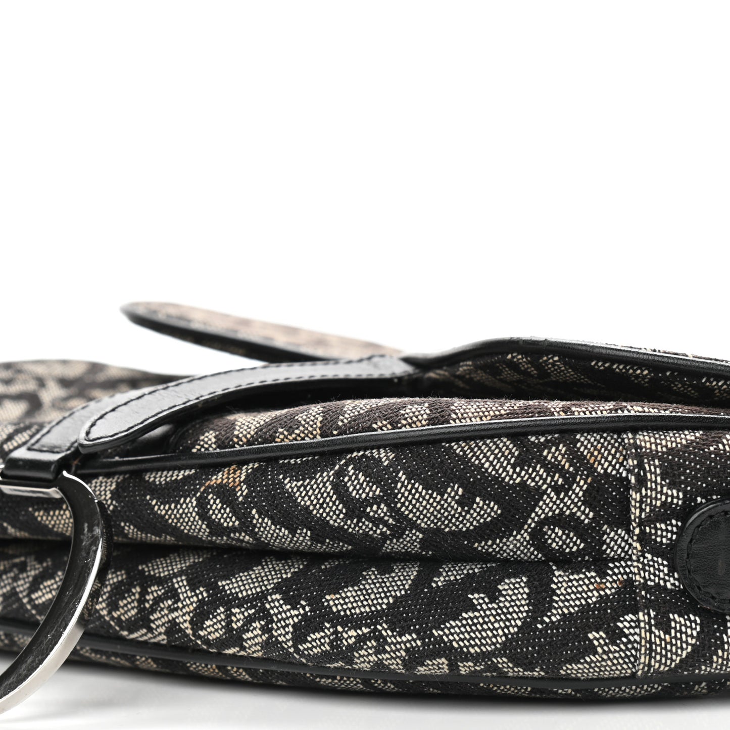 Monogram Saddle Bag Bag Black