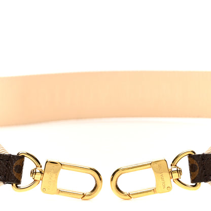 Louis Vuitton Jacquard Monogram Adjustable Shoulder Strap New Creme 3 of 3
