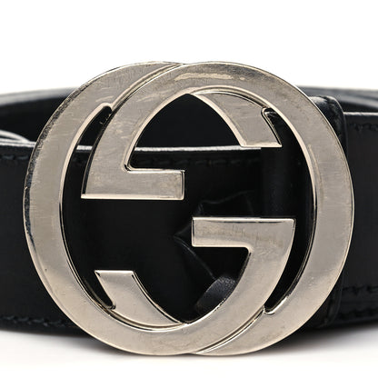 Gucci Calfskin Interlocking G 40mm Belt 90 36 Black 2 of 6