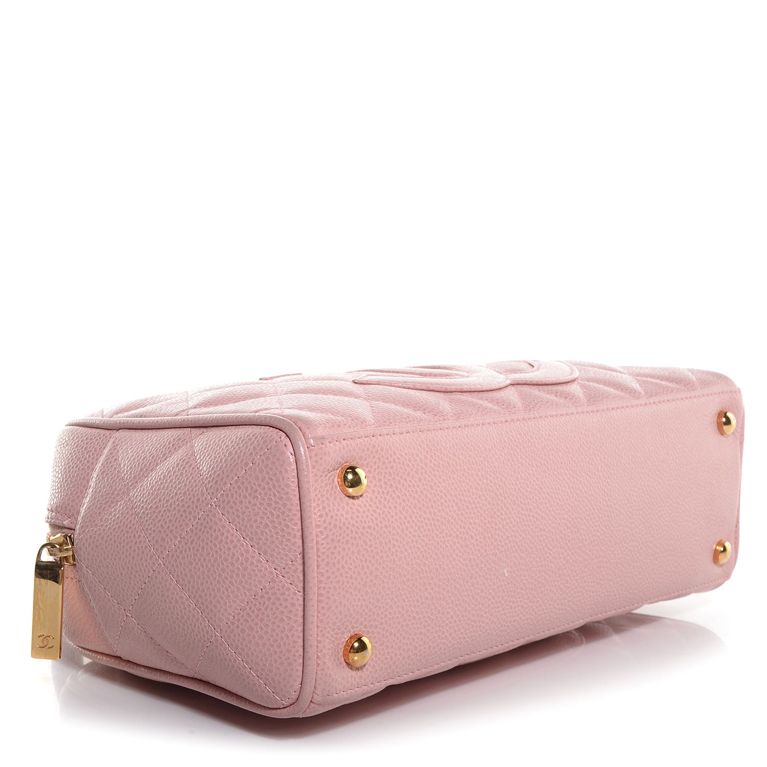 Chanel Caviar Quilted Small Bowler Pink 4 of 8