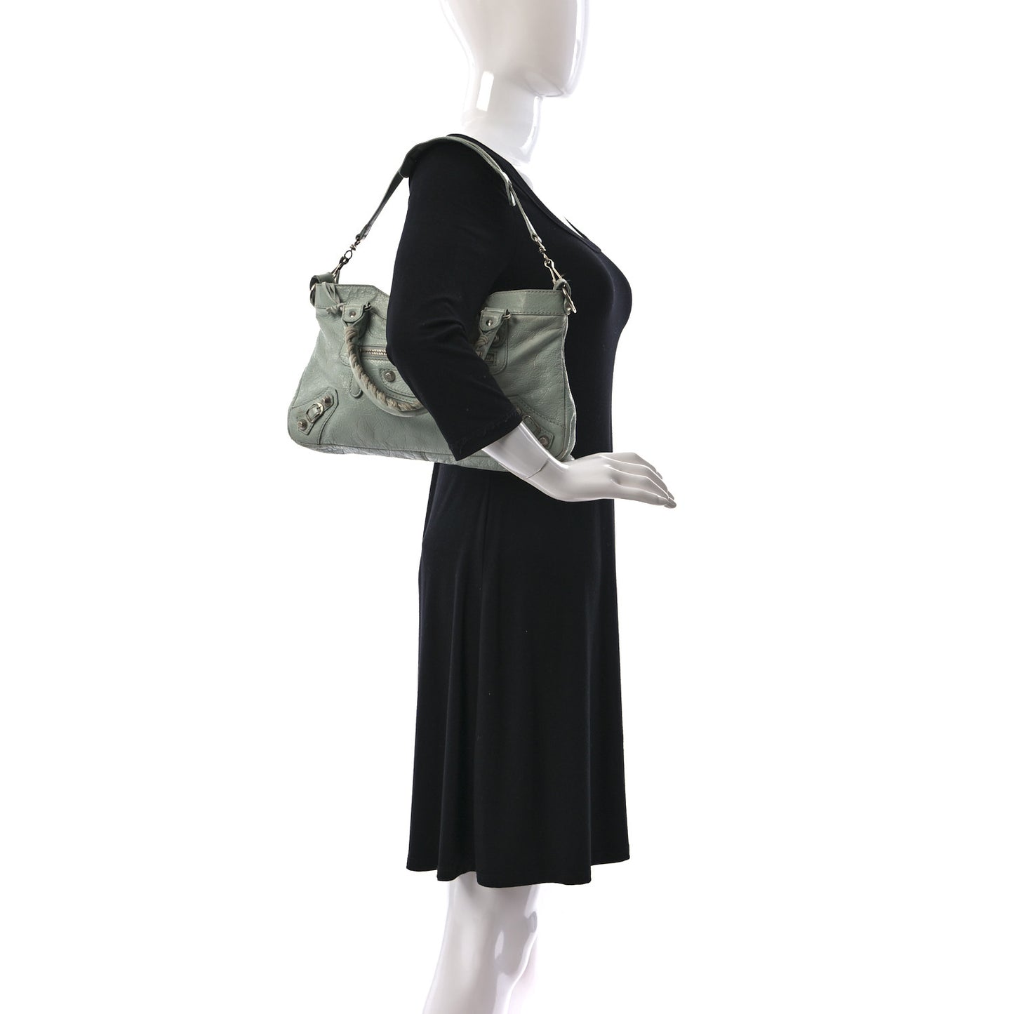 Agneau Giant 12 Silver Hardware First Vert Jade