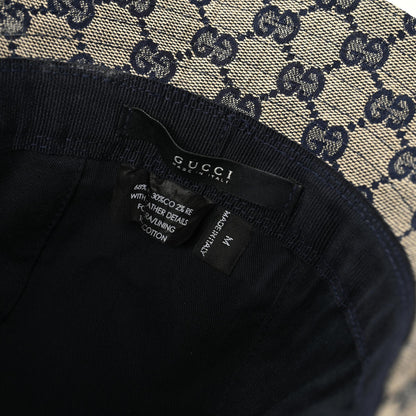 Gucci GG Monogram Web Bucket Hat M Beige Blue 6 of 6