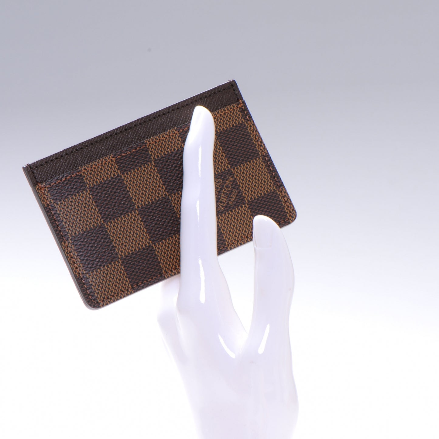 Damier Ebene Simple Card Holder