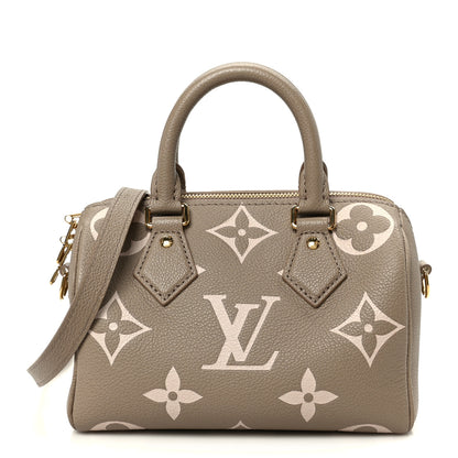 Louis Vuitton Empreinte Monogram Giant Speedy Bandouliere 20 Creme Beige 1 of 12