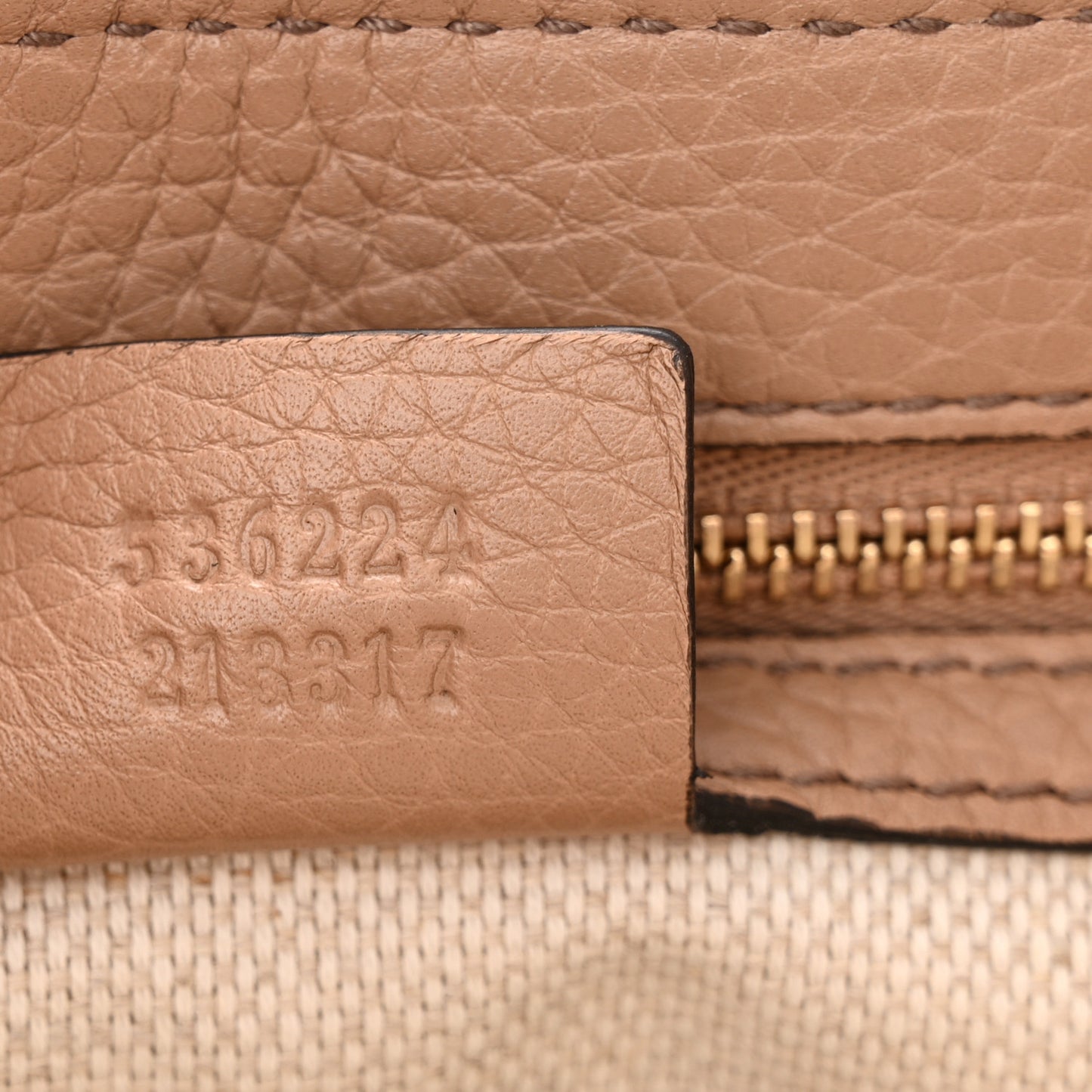 Pebbled Calfskin Medium Soho Flap Crossbody Camelia
