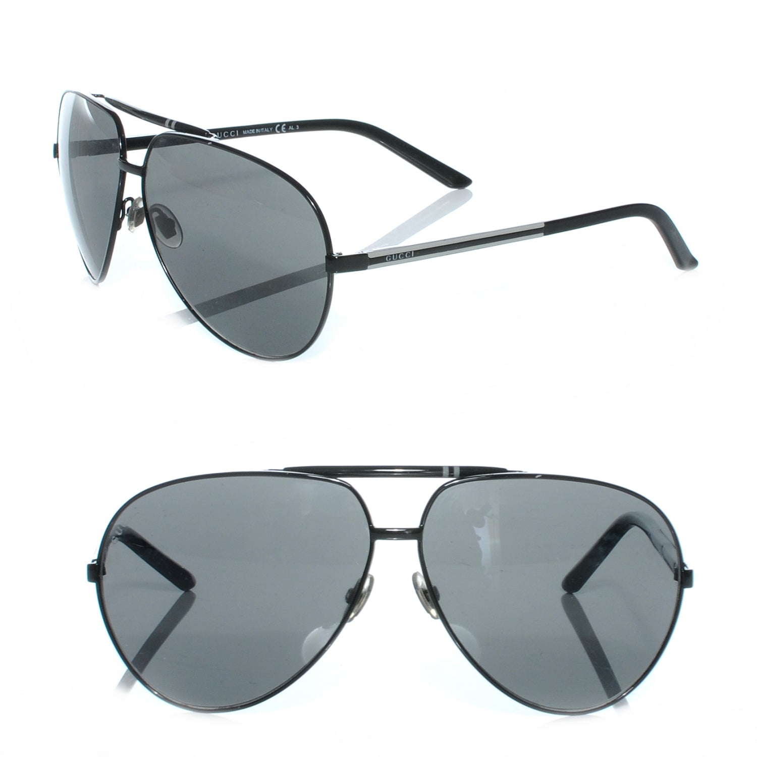 Gucci Aviator Sunglasses 1933S Black 1 of 6