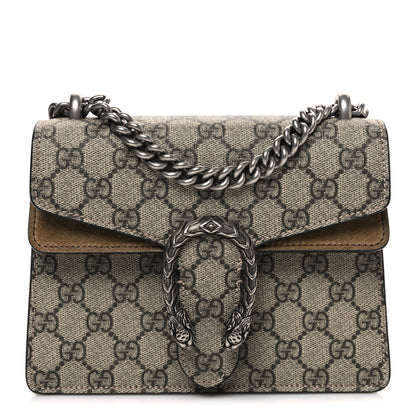 Gucci GG Supreme Monogram Mini Dionysus Shoulder Bag Taupe 1 of 9