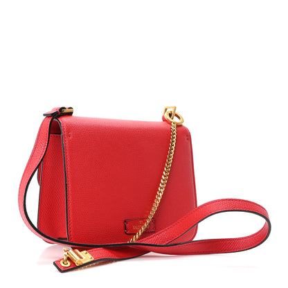 Valentino Garavani Grained Calfskin Small VSling Shoulder Bag Red 3 of 9