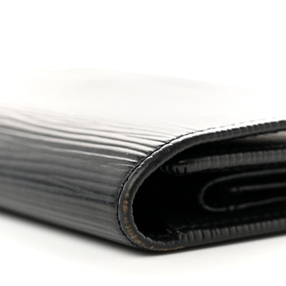 Louis Vuitton Epi Porte Tresor Etui Papiers Wallet Black 10 of 11