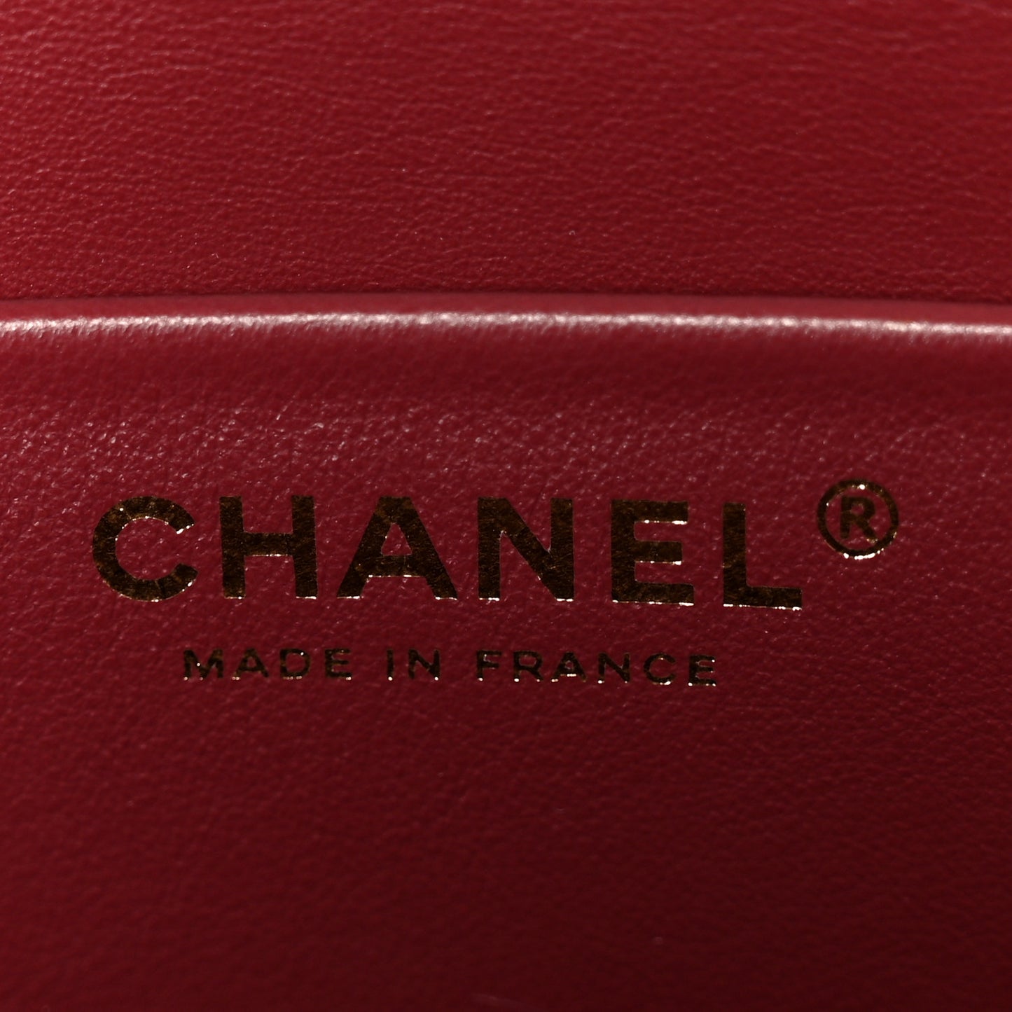 Grained Calfskin Small Souplissimo Maxi Flap Burgundy