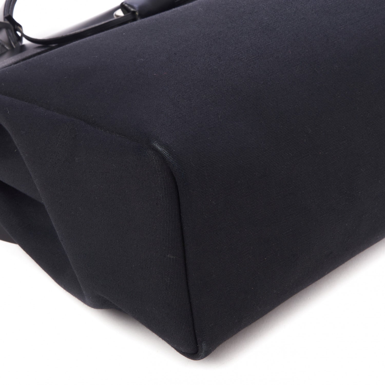 Hermes Toile Vache Calfskin Herbag 39 MM Black 8 of 11