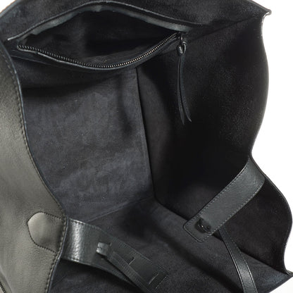 Celine Calfskin Medium Phantom Luggage Black 5 of 9