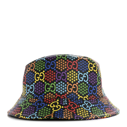 Gucci GG Supreme Monogram Psychedelic Fedora Hat M Multicolor 4 of 9