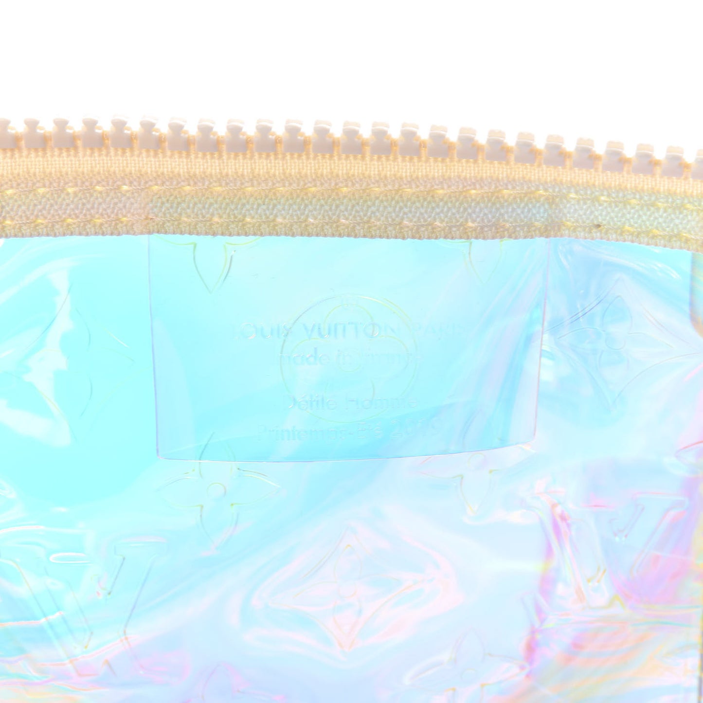 PVC Monogram Keepall Bandouliere 50 Iridescent Prism
