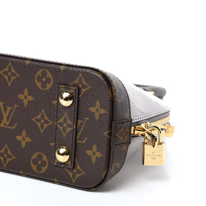 Louis Vuitton Vernis Monogram Alma BB Taupe Metallise 7 of 10
