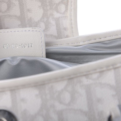 Christian Dior Monogram Romantique Trotter Flap Bag Grey 9 of 9
