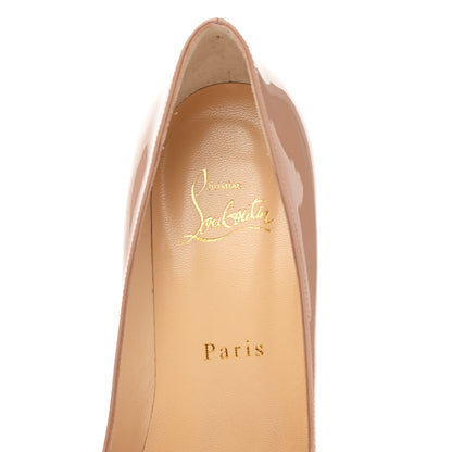 Christian Louboutin Patent Pigalle Plato 85 Pumps 36 Nude 7 of 8