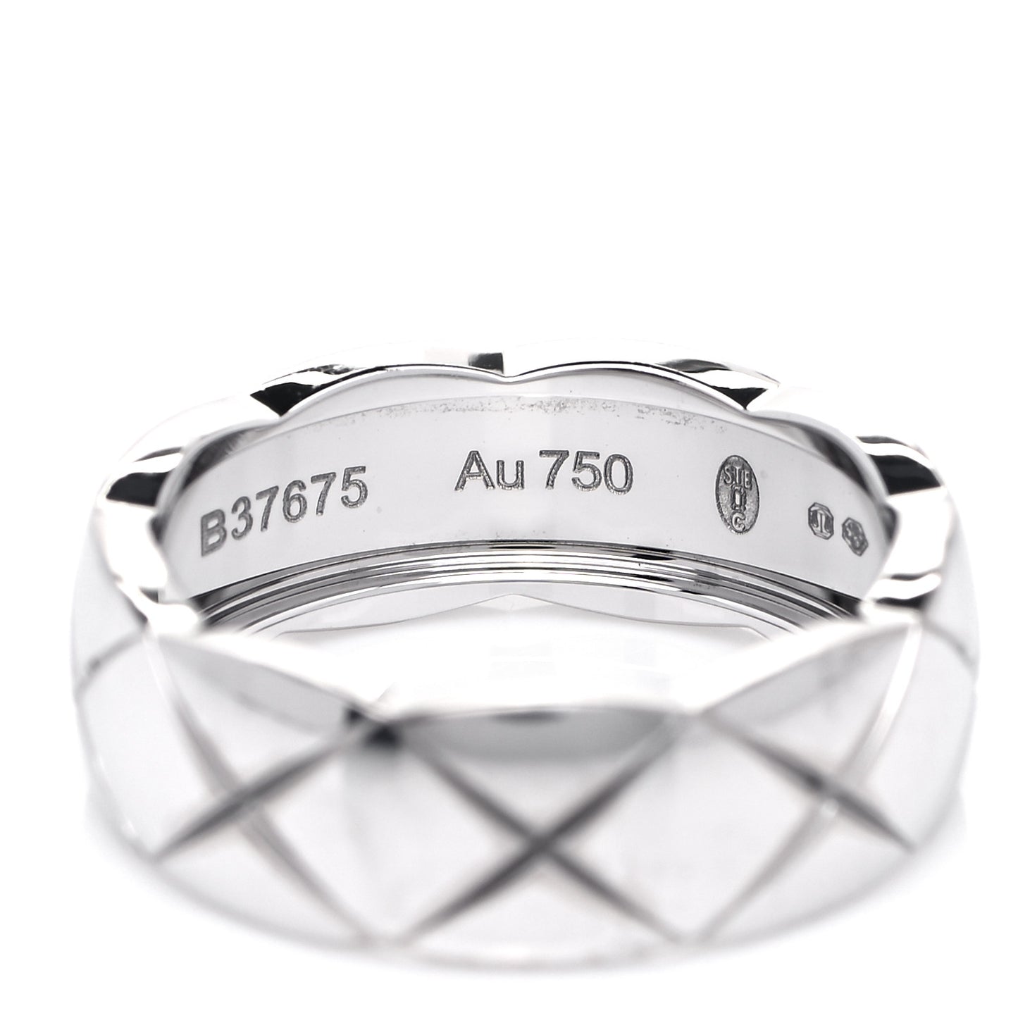 18K White Gold Small Coco Crush Ring 52 6