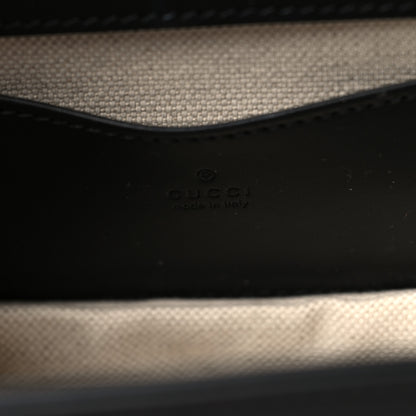 Gucci Calfskin Bamboo Mini 1947 Belt Bag 85 34  Black 5 of 10