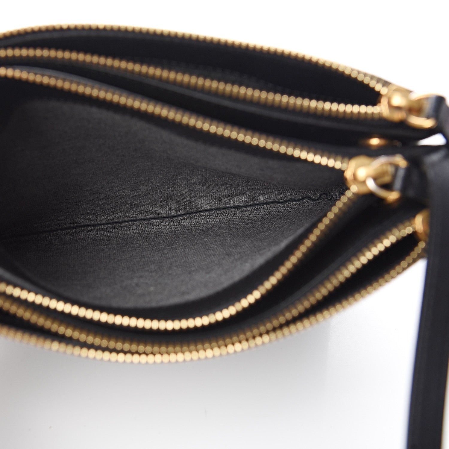 Celine Lambskin Small Trio Crossbody Bag Black 5 of 14