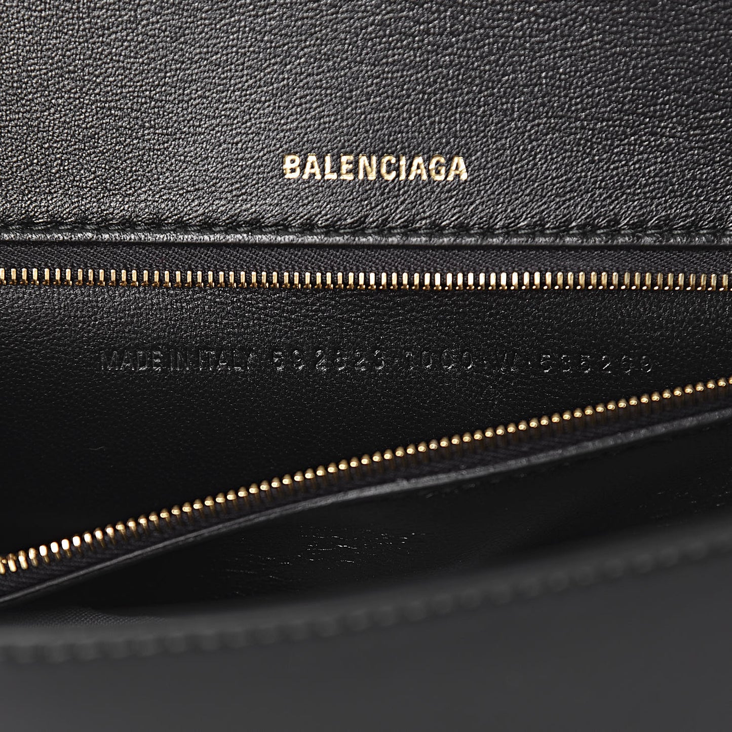 Shiny Box Calfskin Medium Hourglass Top Handle Bag Black