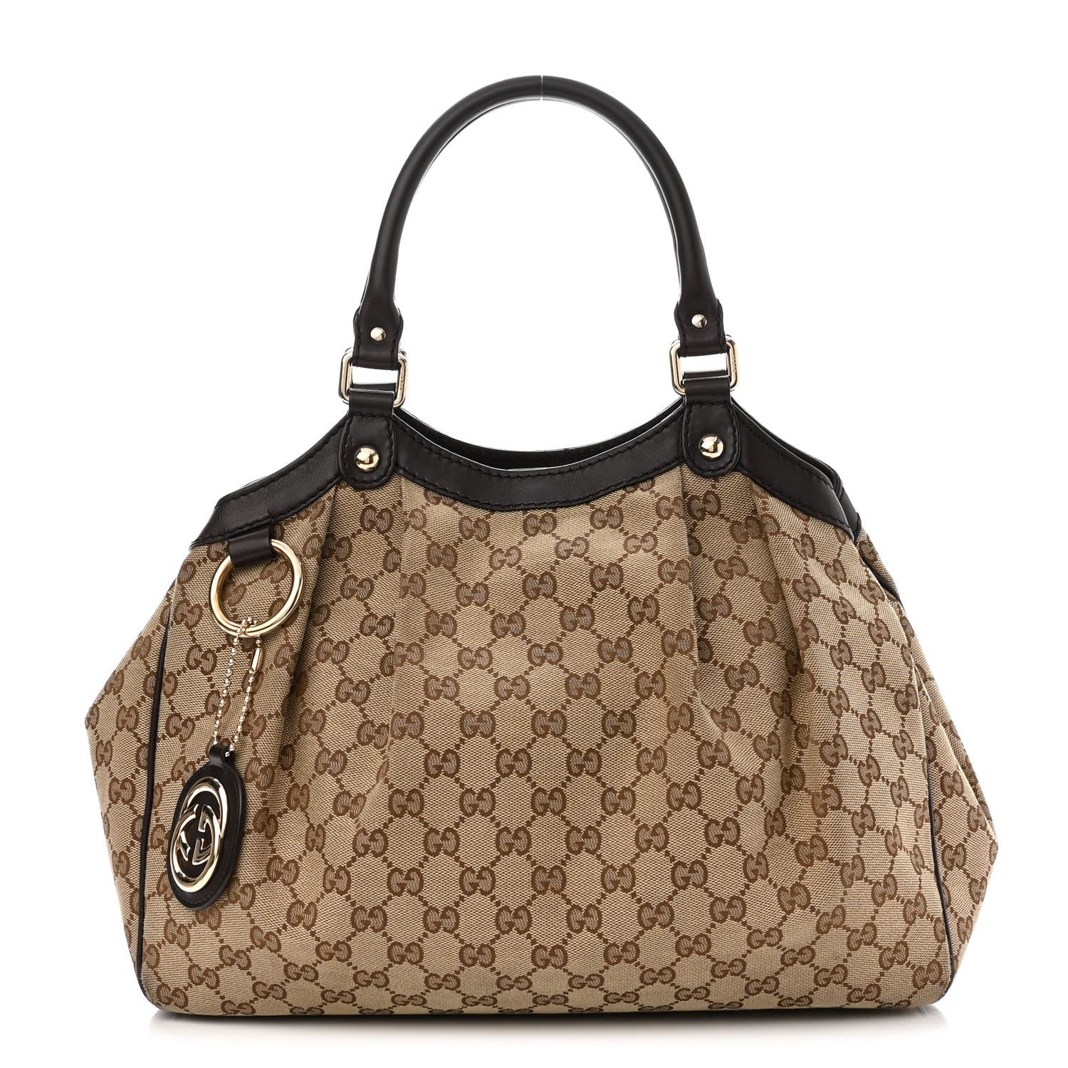 Gucci Monogram Medium Sukey Tote Dark Brown 1 of 11