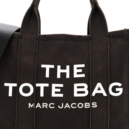 Marc Jacobs Cotton Canvas Mini The Traveler Tote Bag Black 7 of 18