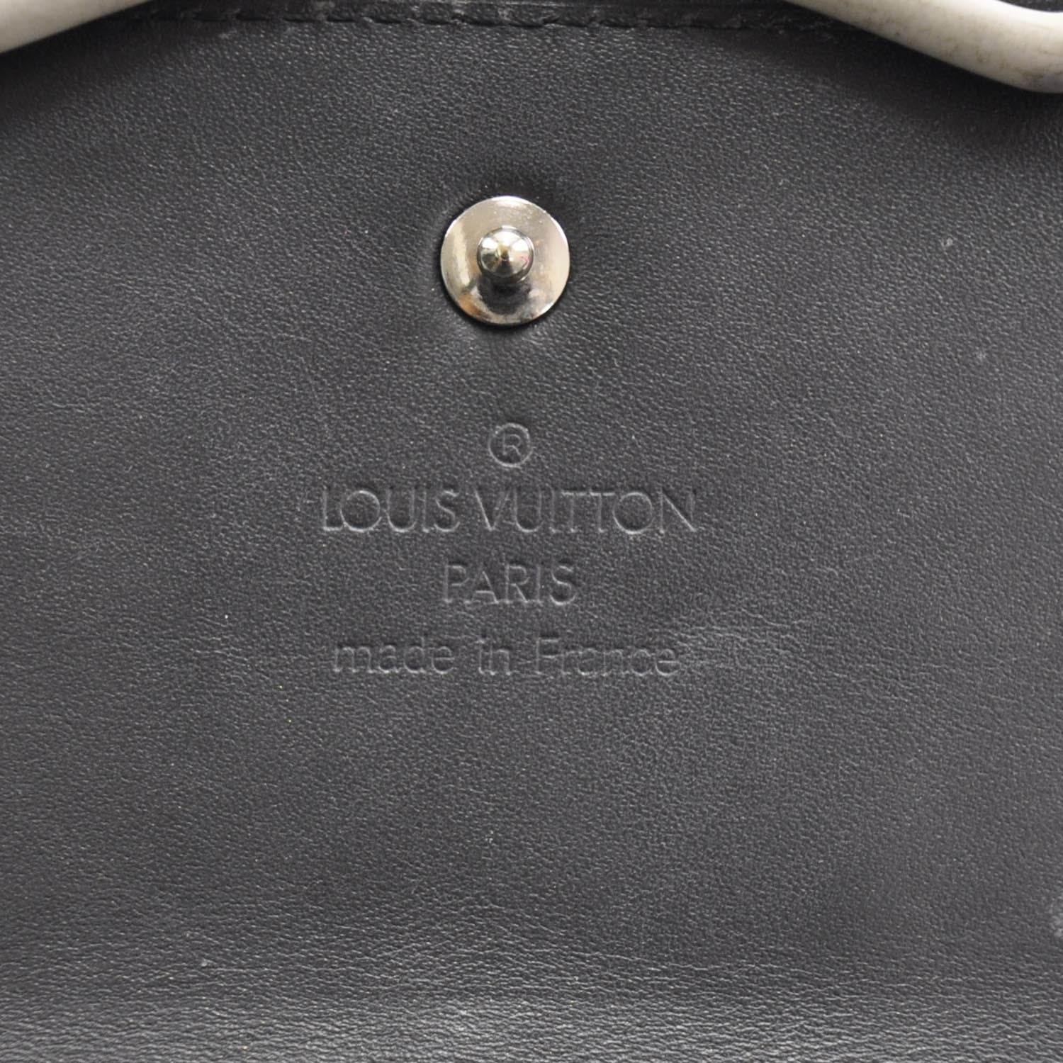 Louis Vuitton Mat Monogram Porte Tresor International Black 7 of 8