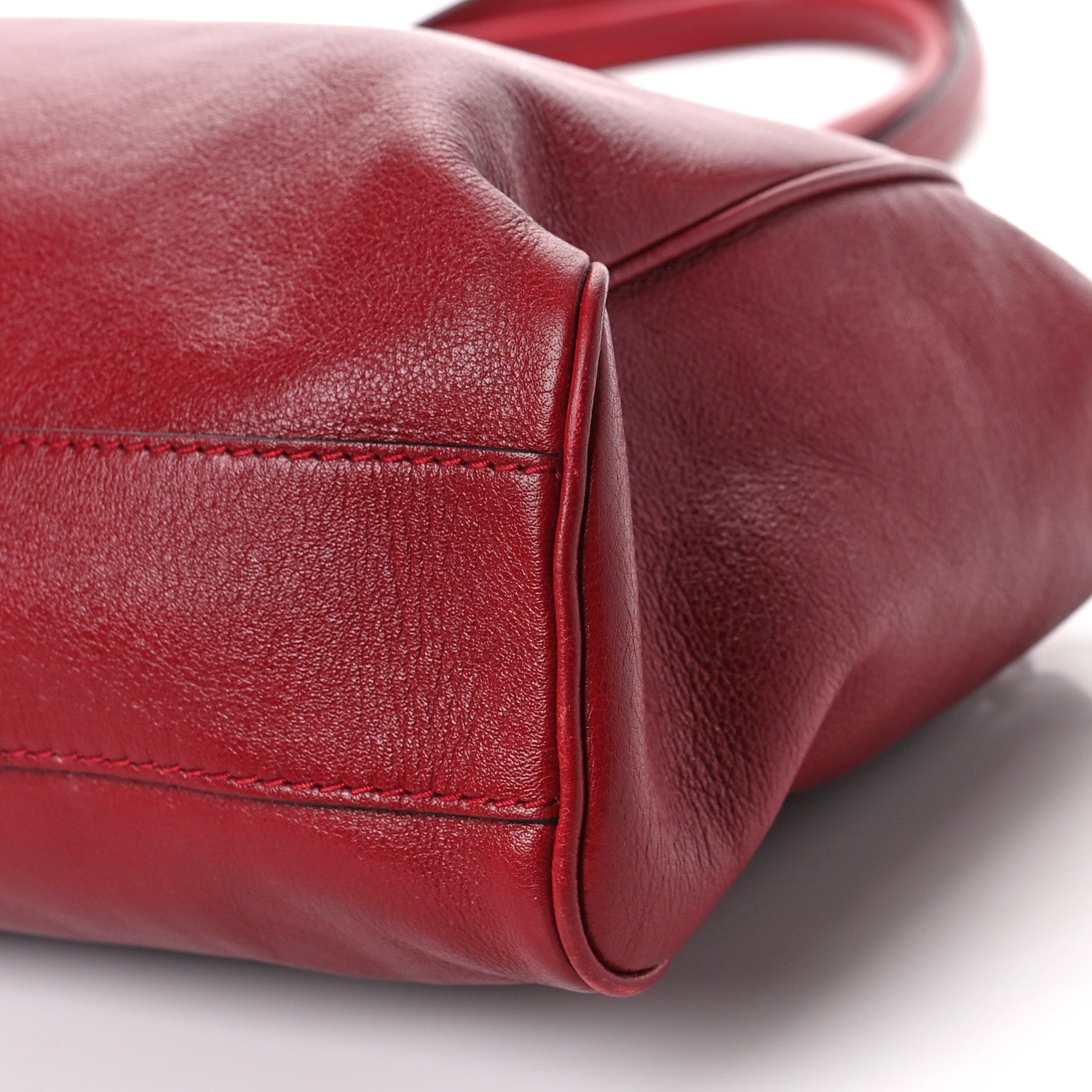Gucci Calfskin Large Re(Belle) Top Handle Bag Red 1266892
