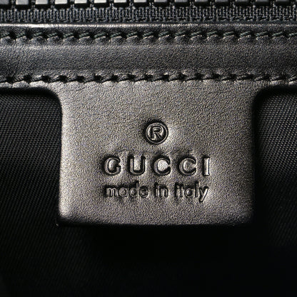 Gucci Techno Canvas Web Double Buckle Backpack Black 6 of 10