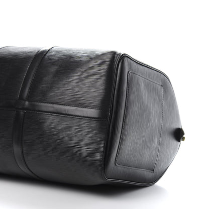 Louis Vuitton Epi Keepall 50 Black 6 of 15