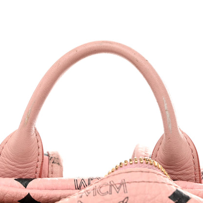 MCM Visetos Medium Side Studs Stark Backpack Soft Pink 15 of 20