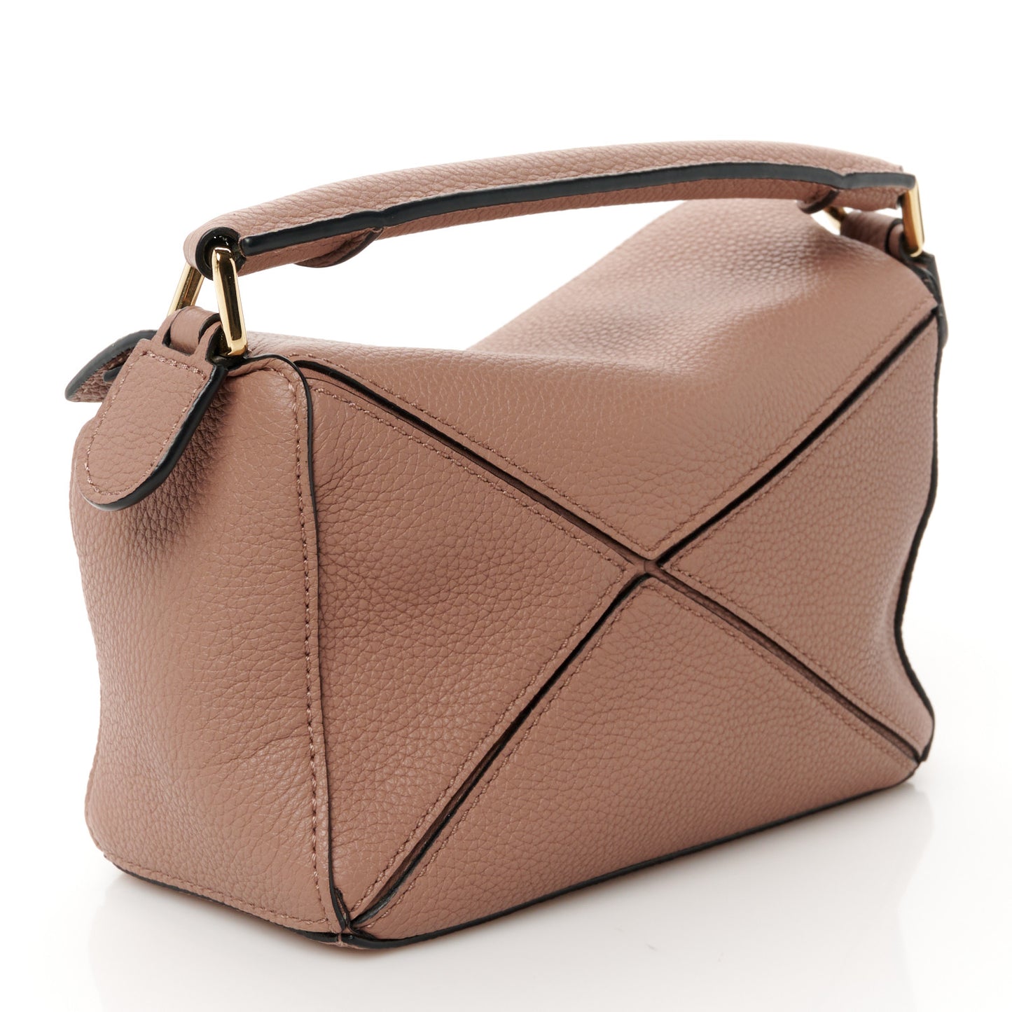 Calfskin Mini Puzzle Bag Dark Blush