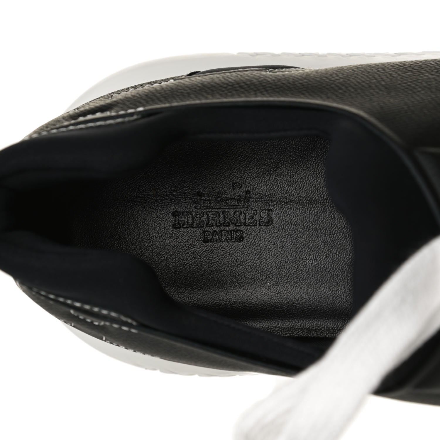 Hermes Epsom Technical Canvas Vitesse Sneakers 43.5 Black 8 of 10