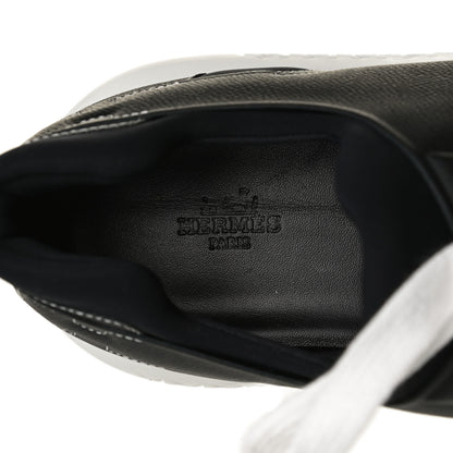 Hermes Epsom Technical Canvas Vitesse Sneakers 43.5 Black 8 of 10