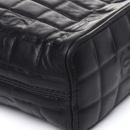 Chanel Lambskin CC Chocolate Bar Shoulder Bag Black 11 of 13