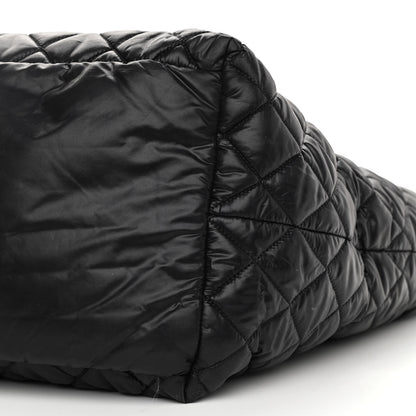 Chanel Nylon Quilted Large Coco Cocoon Tote Black 10 of 11