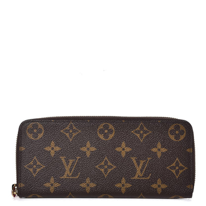 Louis Vuitton Monogram Clemence Wallet Fuchsia 1 of 7