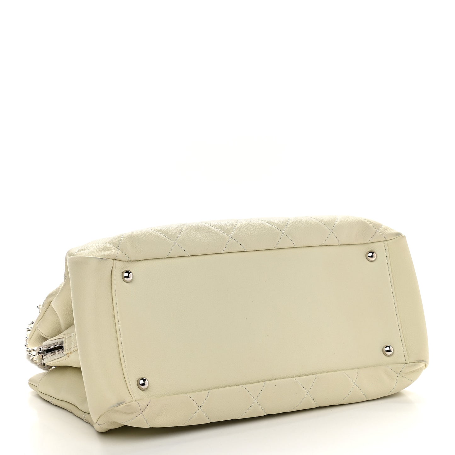 Caviar CC Timeless Soft Tote Off White