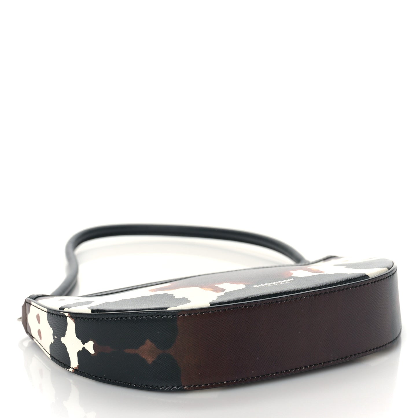 Calfskin Camouflage Mini Olympia Shoulder Bag Black