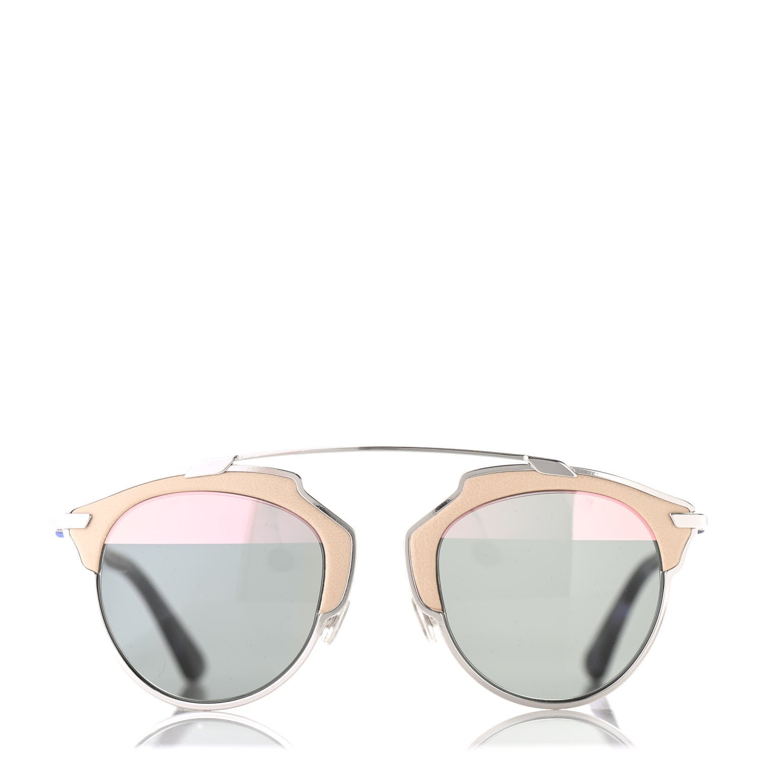 Christian Dior Metal Lambskin So Real Sunglasses Beige 3 of 7