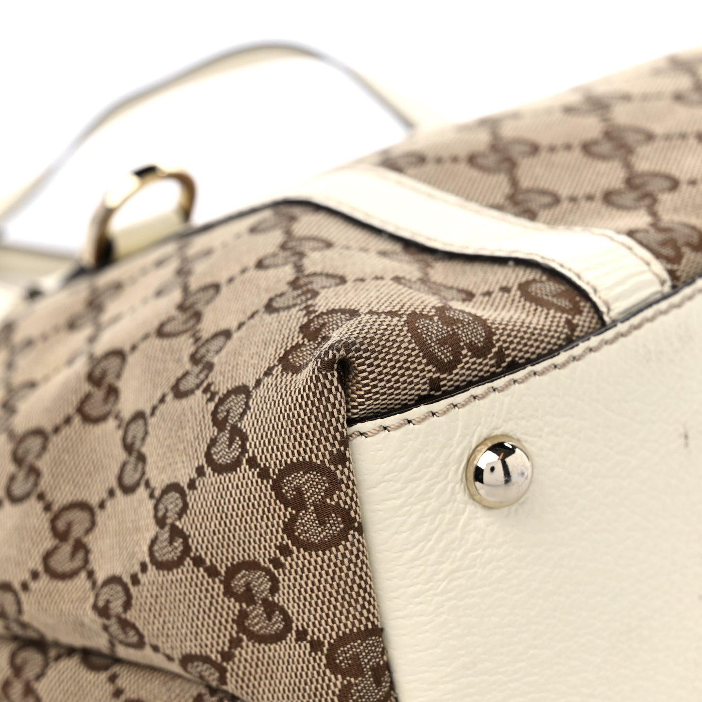 Monogram Medium Abbey Tote Off White