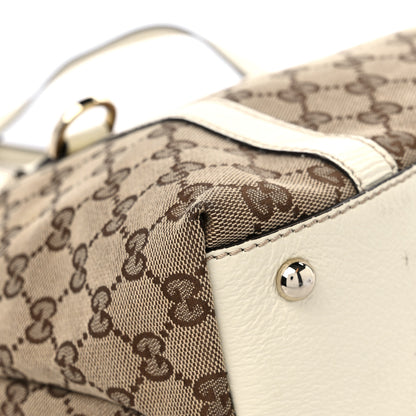 Gucci Monogram Medium Abbey Tote Off White 8 of 15