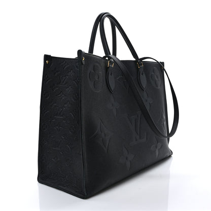 Louis Vuitton Empreinte Monogram Giant Onthego GM Black 3 of 10