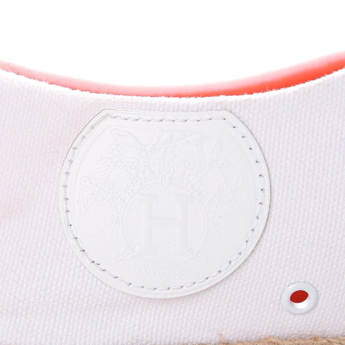 Cotton Canvas Rosa Sneakers 37 White